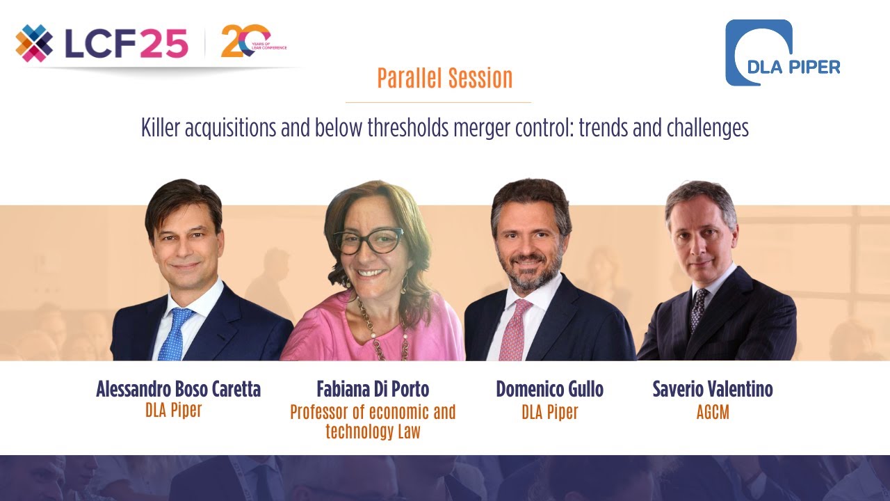 LCF25 - Killer acquisitions and below thresholds merger control: trends and challenges