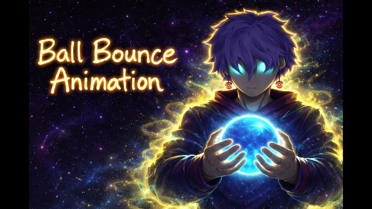 ball bounce animation |tutorial |only bijutsu - YouTube