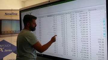 Windows Ink + Excel - Explore how to use it on Newline touch screens