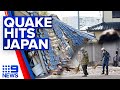 Strong magnitude 7.3 earthquake kills two in north-east Japan | 9 News Australia