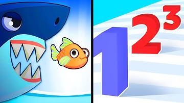 Save The Fish Vs Number Master 🐠0⃣🐬7⃣ Max All Levels Android iOS Gameplay Ep 165