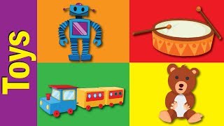 Toys Vocabulary in English | Toys words | Fun Kids English