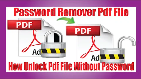 Password Remover Pdf File / how unlock pdf file without password / password unlock pdf file