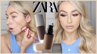 BEST FOUNDATION EVER!! NEW Zara Limitless Foundation + Creamy Concealer Review 12 hour wear test