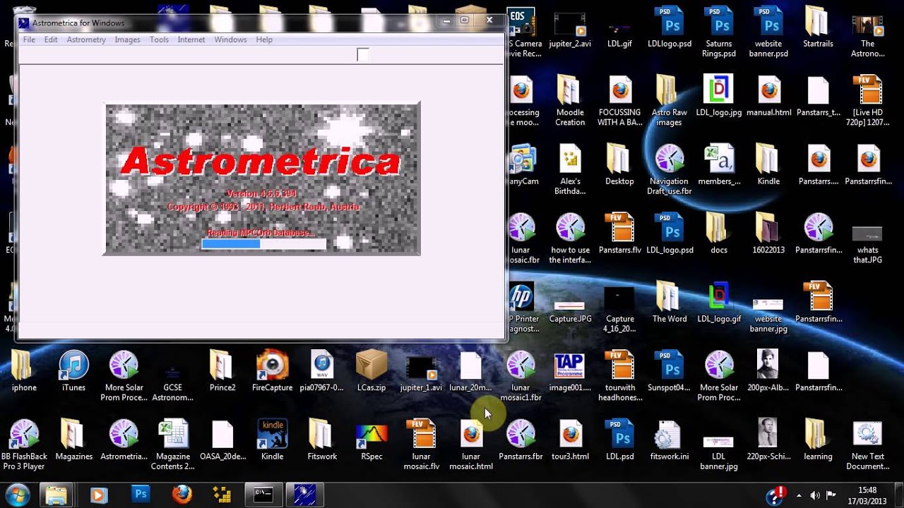configuration of Astrometrica - YouTube