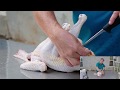 How to process a chicken - close up!