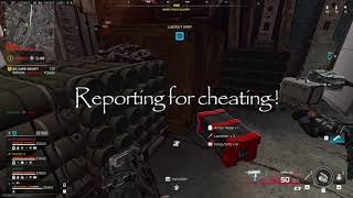 Reported for cheating