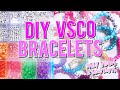 DIY VSCO BRACELETS (HOW TO MAKE BEADED BRACELETS) || Kellyprepster