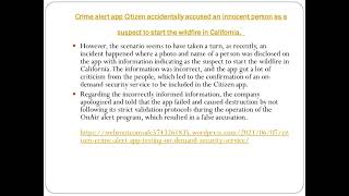 Citizen  Crime Alert App screenshot 5