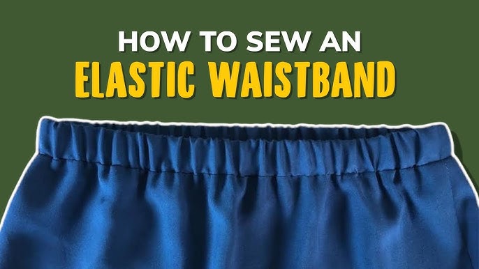 How to Sew and Topstitch an Elastic Waistband » Helen's Closet Patterns