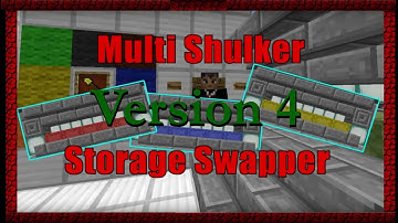 [Minecraft 1.13.1] Multi Shulker Storage Swapper V4!!