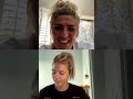 Millie bright  rachel daly ig insta live on lionesses