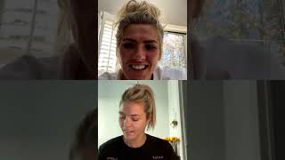 Millie Bright & Rachel Daly IG insta live on- Lionesses
