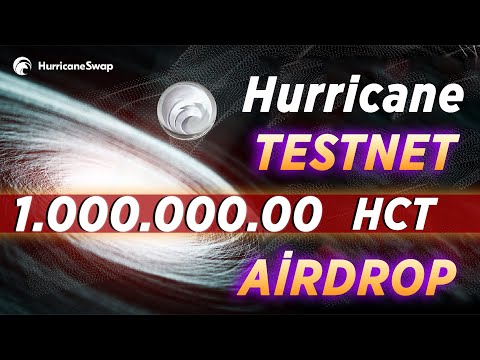 HER ŞEY BELLİ 1.000.000.000 HCT DAĞITILACAK / HurricaneSwap Testnetine Nasıl Katılınır?