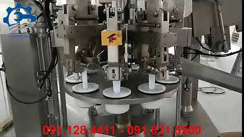 Máy chiết rót hàn miệng tuýp tự động- Máy chiết rót và hàn đuôi tuýp nhựa