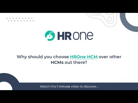 Why should you choose HROne HCMs over other HCMs?