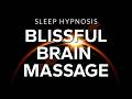 Blissful Brain Massage Sleep Meditation | Cranial Stress Relief Hypnosis (Very Strong) Black Screen