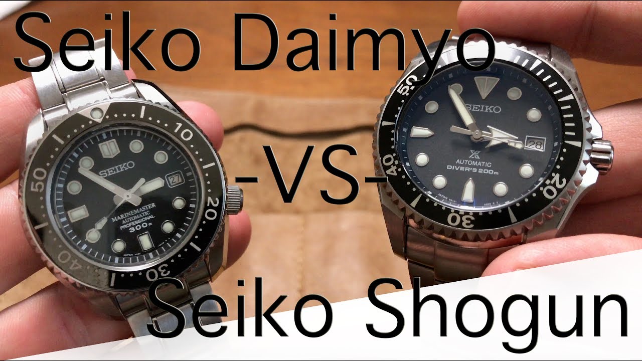 seiko shogun vs rolex submariner