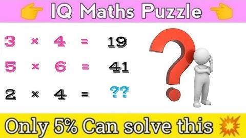 IQ Maths puzzle /#109/Maths Puzzle With Answer //#logicalreasoning #logical #iqtest #mathspuzzles