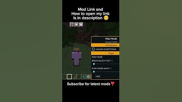 👆🏻👆🏻 Minecraft 1.20 Mod Menu 👆🏻👆🏻