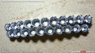 Universal Q-Block LED Custom Module - for Nissan Maxima headlight