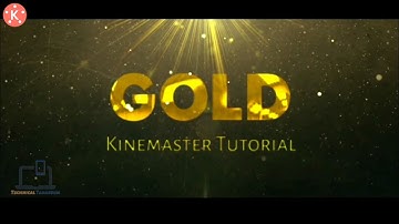 Golden (Glossy) Logo _ Text Animation - In Kinemaster || Kinemaster video editing || Intro Tutorial