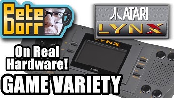 Atari Lynx - Playing 8 Different Games on Real Hardware