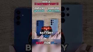 ⚡☠️ SAMSUNG S25 ULTRA VS SAMSUNG S25 PLUS BATTERY TEST!!