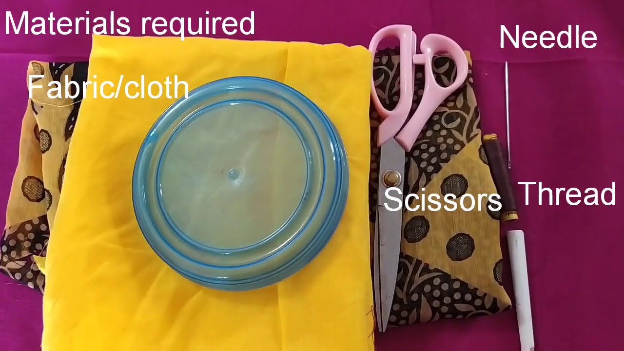 Fabric flowerHow to make flower using fabrichow to make flower using