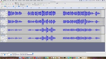 6. Saving the Audacity project and Exporting the audio as an mp3