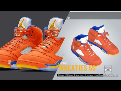 NBA 2K21 Shoe Creator:Air Jordan 5s 