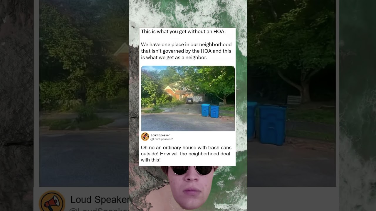 This Is Why Neighborhood Control Is Needed Trash Can Drama