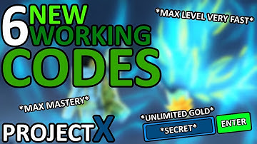 6 NEW RELEASED WORKING CODES IN PROJECT X| ROBLOX