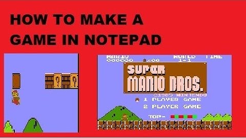Make your game in Notepad in just 3 minutes | Notepad me game kaise banaye I Game Coding I Gamer