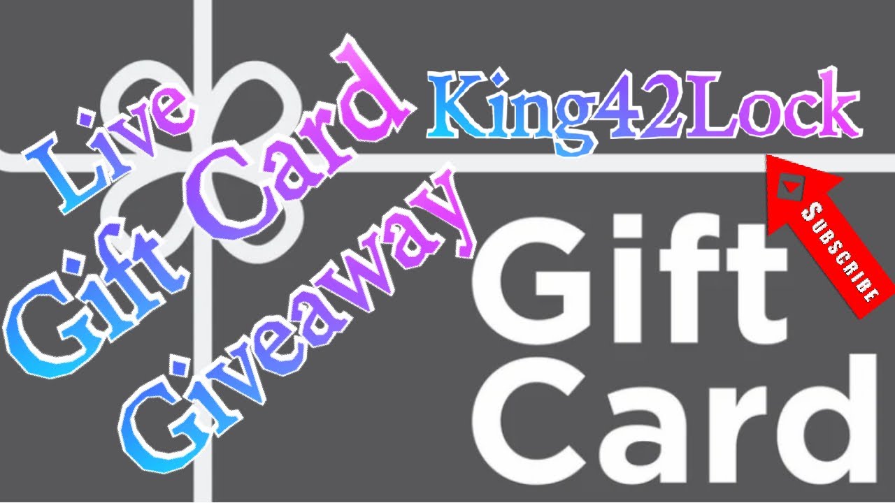 King42Lock Live Gift card giveaway Nintendo switch