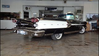 1958 Pontiac Bonneville Convertible Black & Tri-Power Engine Sound My Car Story with Lou Costabile