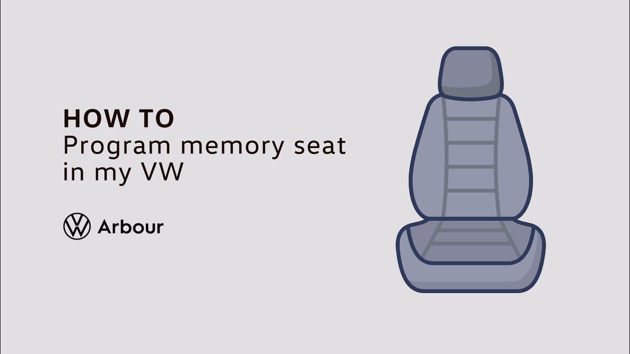 HOW TO - Program memory seat in my VW - YouTube