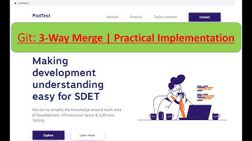 Git 3-way merge | Practical Implementation