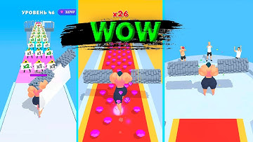 Weight Runner 3D - All Levels Gameplay. Max Level. Gameplay Walkthrough (iOS,Android)