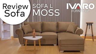 Sofa L -Sofa Sudut-Sofa L Minimalis-Kursi L -Sofa Tamu MOSS IVARO