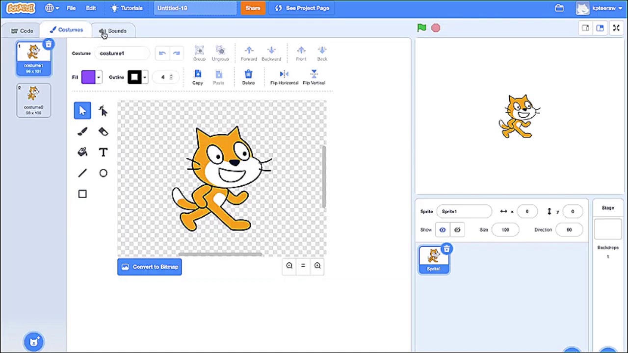 ตัวอย่าง โปรแกรม  Update New  ตัวอย่างกิจกรรมการเขียนโปรแกรม Scratch เบื้องต้น (ป.4)