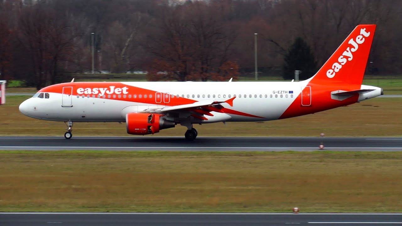 Easyjet A3 First Scheduled Landing At Berlin Tegel Airport Txl G Ezth Youtube