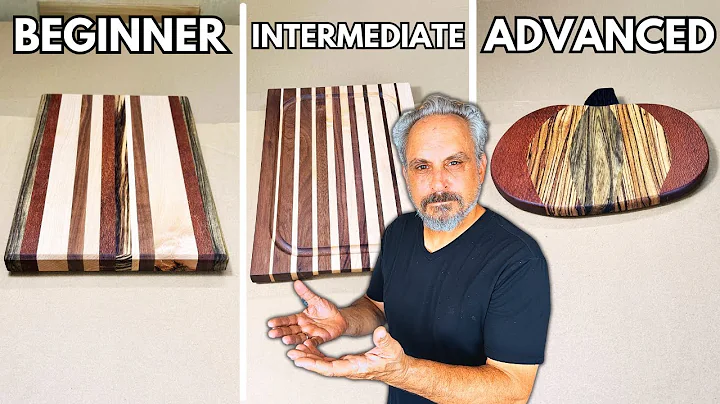I Build 3 Cutting Boards... Beginner Intermediate & Pro!