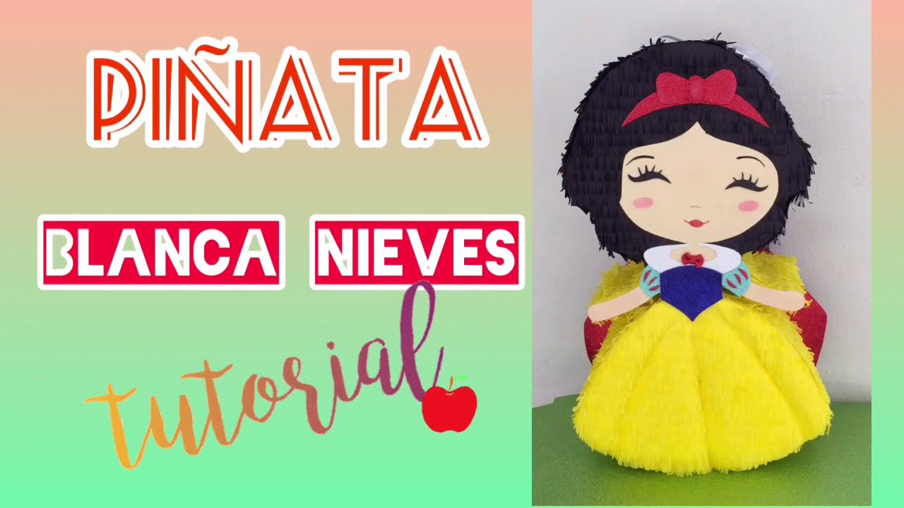 Piñata De Cumpleaños Y Fiestas Blanca Nieves Numero 5