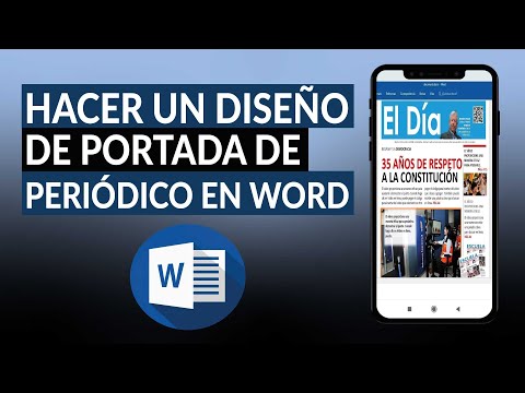 Cómo hacer un diseño de portada de periódico en WORD fácilmente