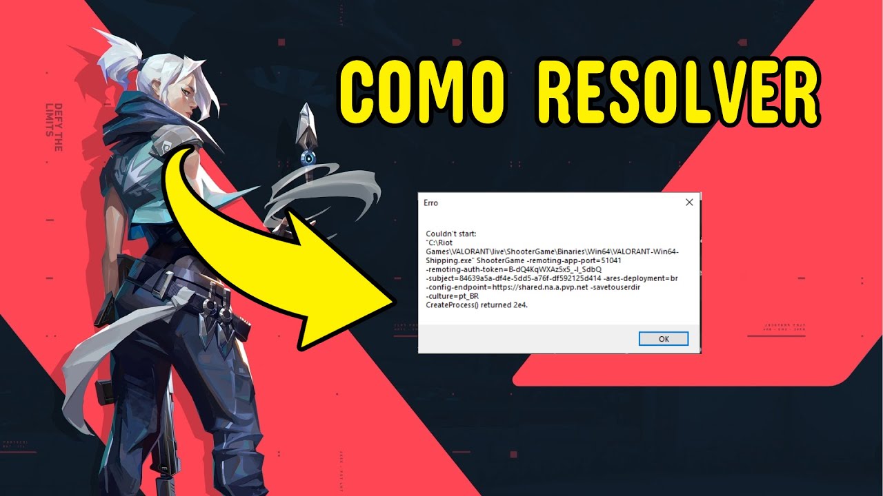 couldn't start valorant COMO RESOLVER 2024 YouTube