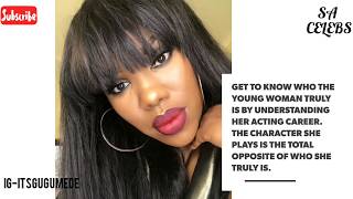 UZALO ACTRESS MAMLAMBO HER ACTING CAREER ,AGE AND FAMILY