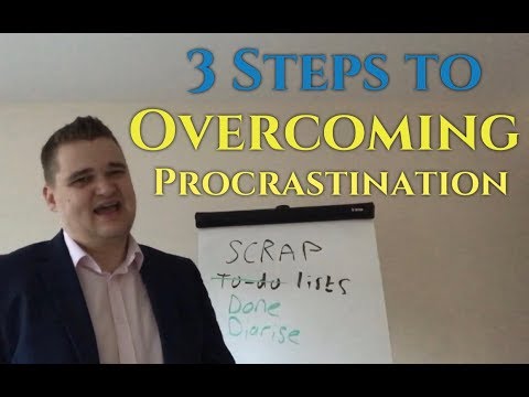 3 STEPS TO OVERCOMING PROCRASTINATION | Samuel Leeds