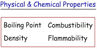 Physical vs Chemical Properties