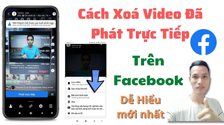 Hướng dẫn load video đã phát trực tiếp trên facebook